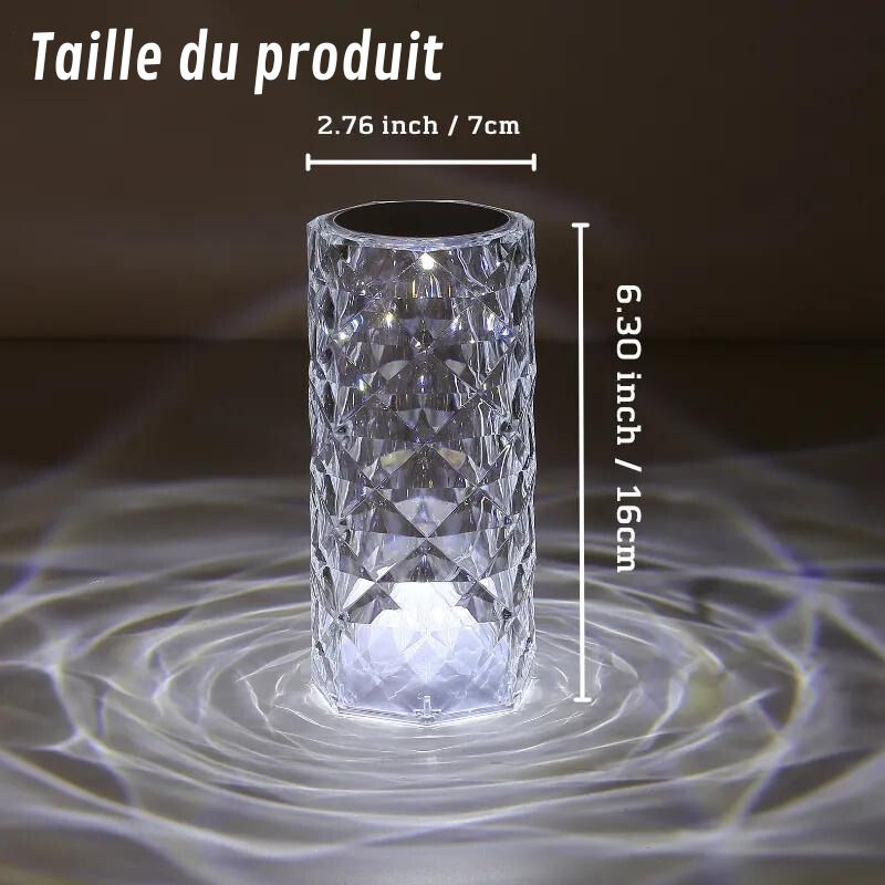 Lampe de chevet, veilleuse usb LED couleurs télécommande tactile.