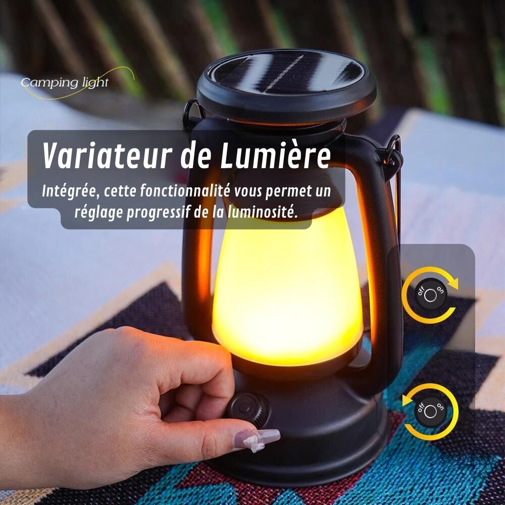 lanterne solaire camping