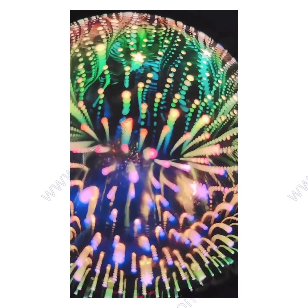 Ampoule led 3d décorative effet Arc en ciel , Feu d'artifice - Habitat Bois Lumière