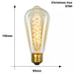 Ampoule rétro vintage à filament Edison - Habitat Bois Lumière