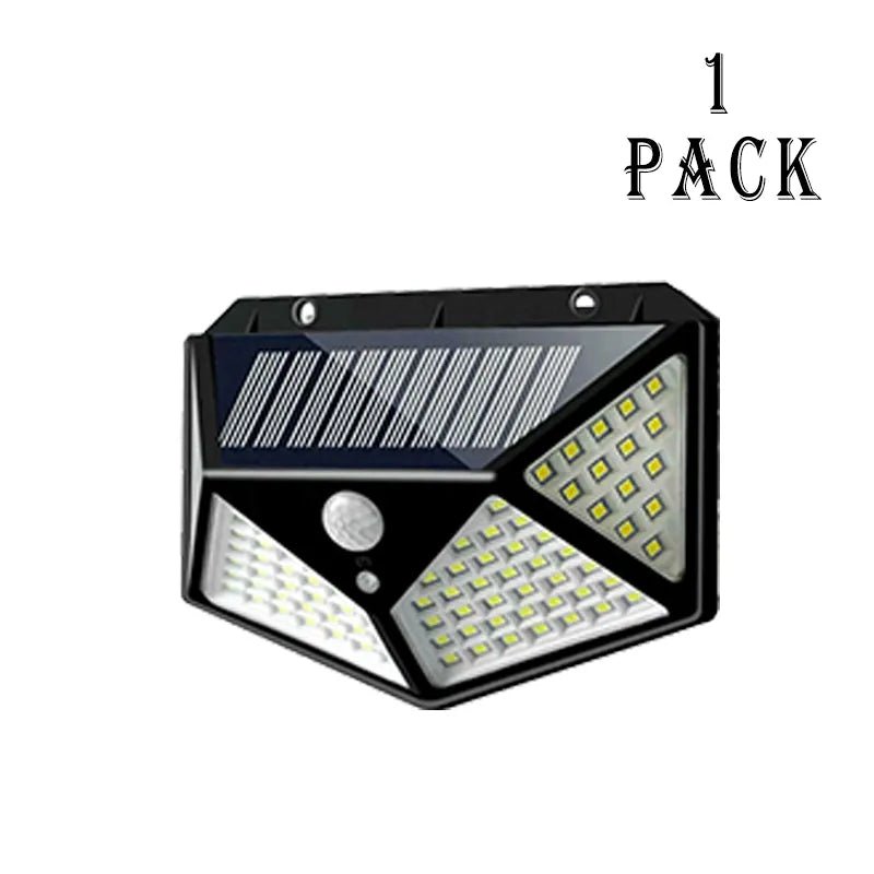 Applique 100 LED solaire étanches extérieur avec detecteur de mouvement - Habitat Bois Lumière