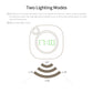 Lampe de nuit LED avec capteur de mouvement et horloge, veilleuse murale - Habitat Bois Lumière