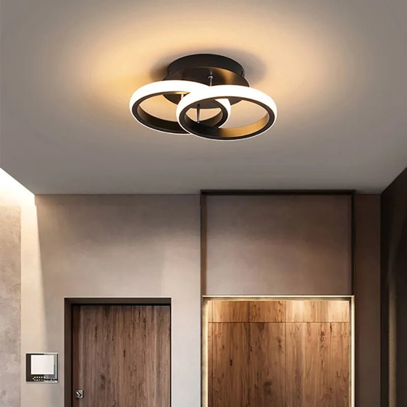 Lampe de plafond à LED à trois couleurs, style moderne - Habitat Bois Lumière