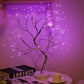 Lumière LED en forme d'arbre, guirlande en fil de cuivre - Habitat Bois Lumière