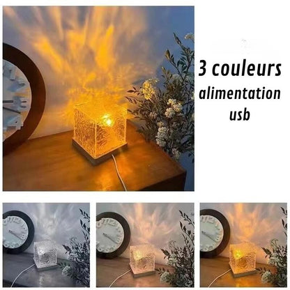 lampe projecteur vagues 3 couleurs
