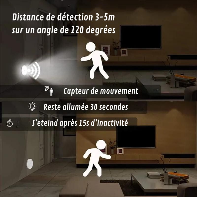 veilleuse detecteur 5m 120degrées