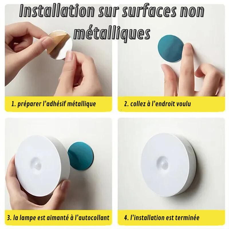 veilleuse installation tous support