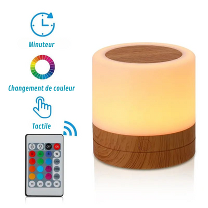 veilleuse miniteur changement de couleur tactile