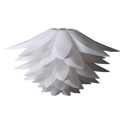 Abat-jour de lustre DIY en forme de lotus de 50 cm - Habitat Bois Lumière