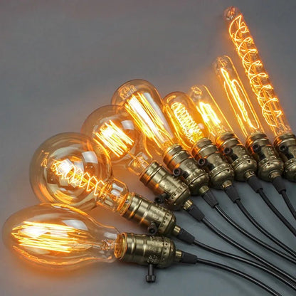 Porte-lampe en laiton de style industriel vintage pour décoration - Habitat Bois Lumière