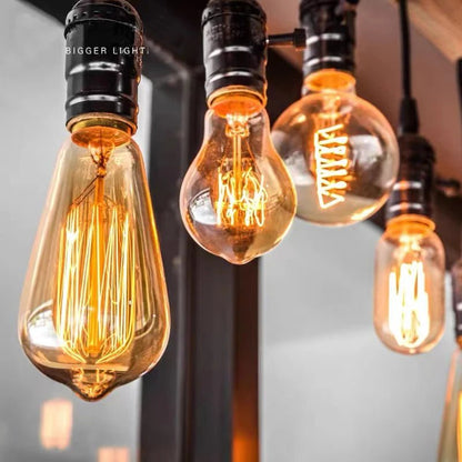 Porte-lampe en laiton de style industriel vintage pour décoration - Habitat Bois Lumière