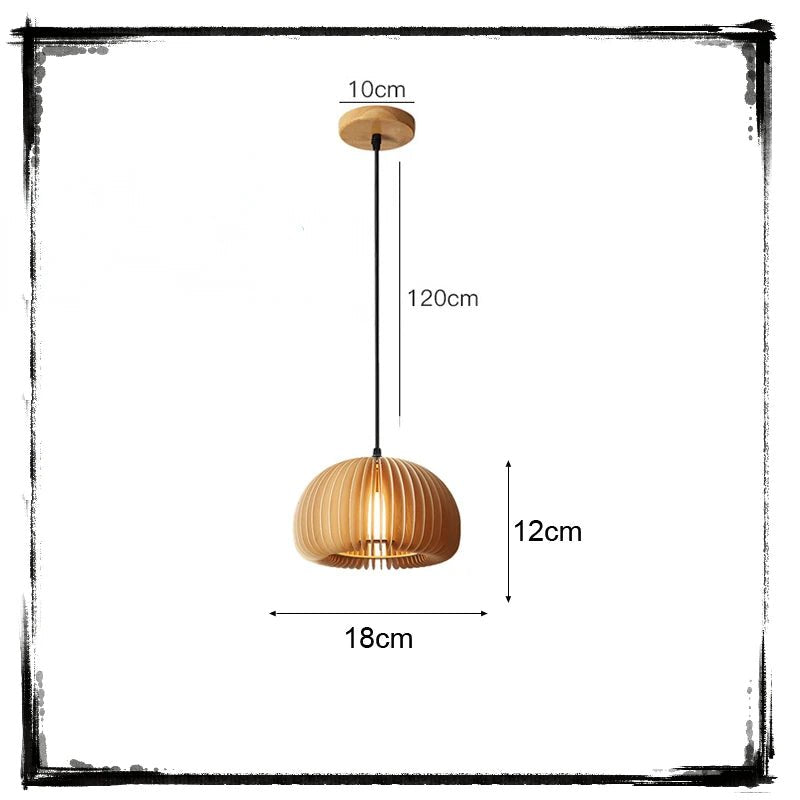 Suspension en bambou, tissée à la main , lustre style rotin - Habitat Bois Lumière