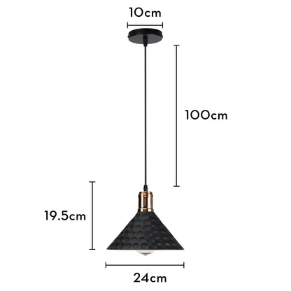 Suspensions industrielles en bois, abat-jour E27, luminaires suspendus - Habitat Bois Lumière